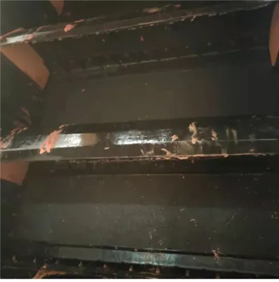 Конвеєрна стрічка з гофрованою боковиною- проти прилипання